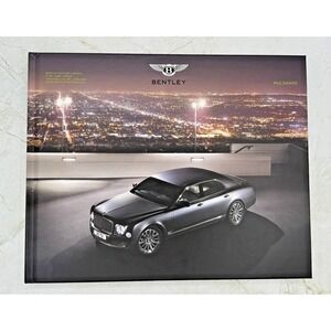 Bentley Mulsanne Hardcover Sales Catalog w/ Case Coffee Table‎ Book Luxury Auto